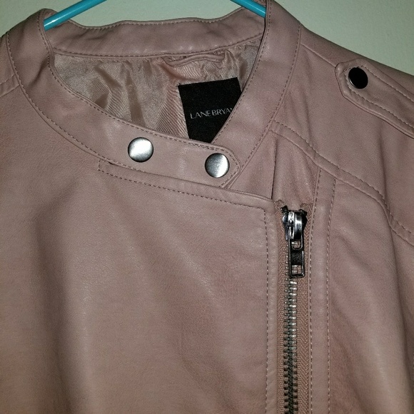 Lane Bryant Jackets & Blazers - Lane Bryant Faux Leather Moto Jacket